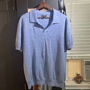 Todd Snyder Shirts Linen Blue Montauk Polo Poshmark